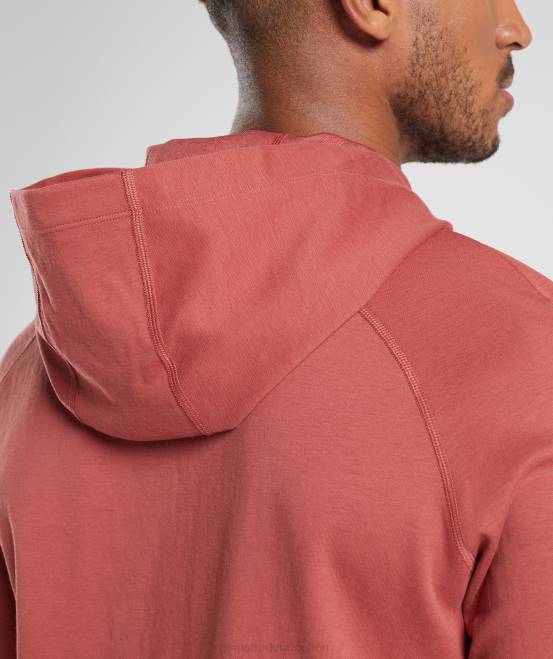 rosabraun Kleidung Gymshark Männer Studio-Hoodie 04P8848