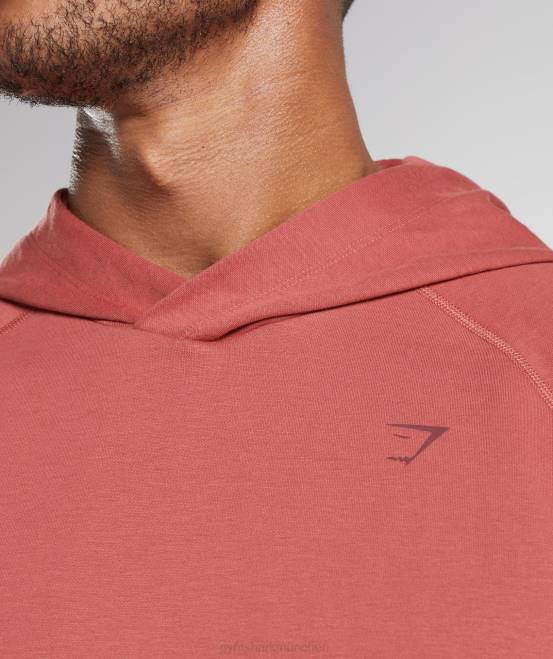 rosabraun Kleidung Gymshark Männer Studio-Hoodie 04P8848