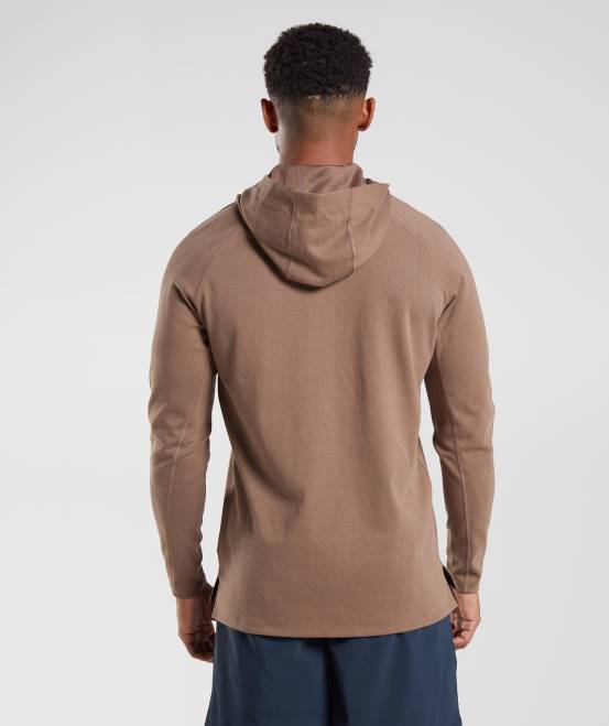 seelenbraun Kleidung Gymshark Männer Studio-Hoodie 04P8846