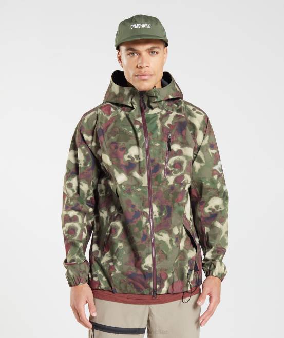 Kernolive Kleidung Gymshark Männer Jacke zurückerobern 04P8861
