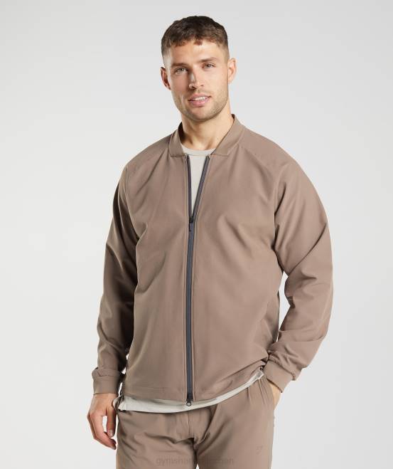 seelenbraun Kleidung Gymshark Männer Studiojacke 04P8841