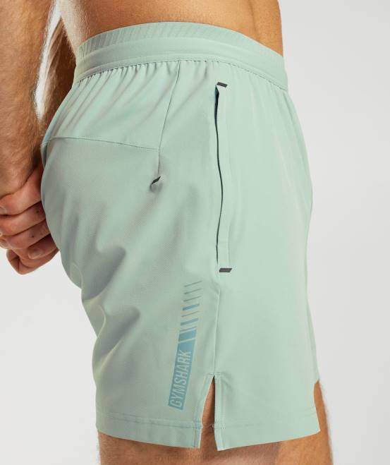 Frostblaugrün Kleidung Gymshark Männer Apex 5