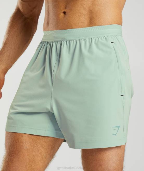 Frostblaugrün Kleidung Gymshark Männer Apex 5