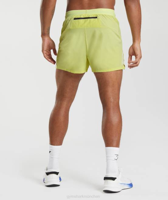 Glühwürmchengrün Kleidung Gymshark Männer Apex Run 4