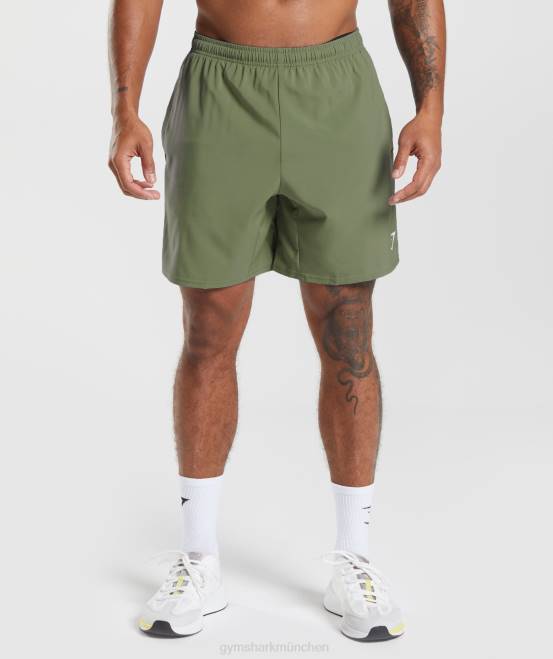 Kernolive Kleidung Gymshark Männer Ankunftsshorts 04P8530