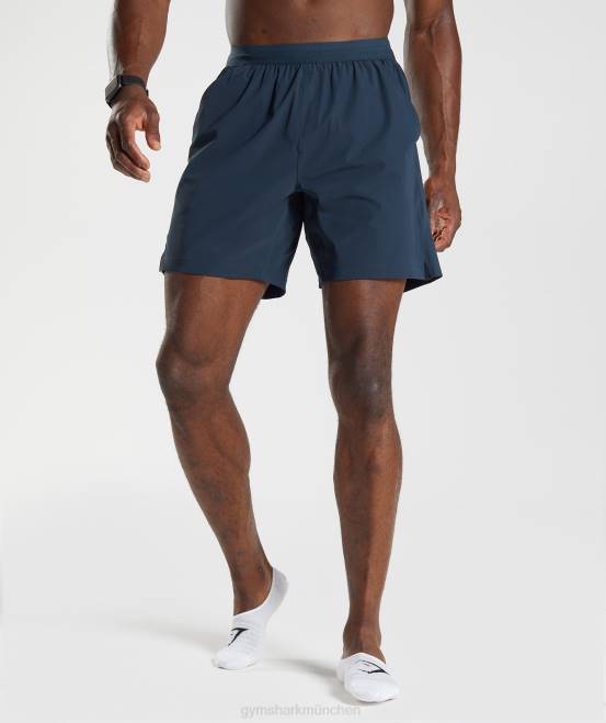 Marine Kleidung Gymshark Männer Studio-Shorts 04P8555