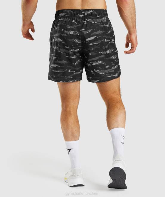 Onyxgrau Kleidung Gymshark Männer Sportshorts 04P8528