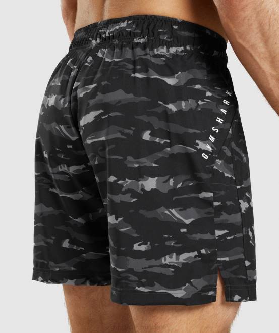 Onyxgrau Kleidung Gymshark Männer Sportshorts 04P8528