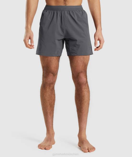 Onyxgrau Kleidung Gymshark Männer Studio-Shorts 04P8559