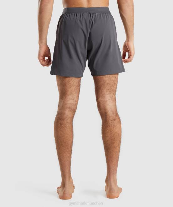 Onyxgrau Kleidung Gymshark Männer Studio-Shorts 04P8559