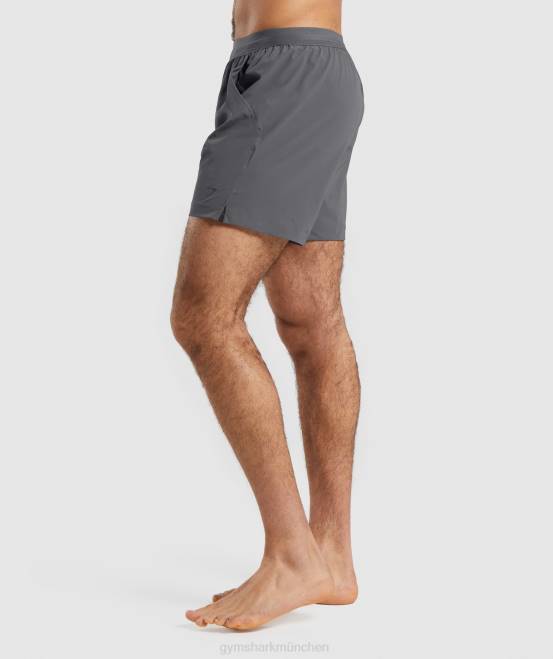 Onyxgrau Kleidung Gymshark Männer Studio-Shorts 04P8559