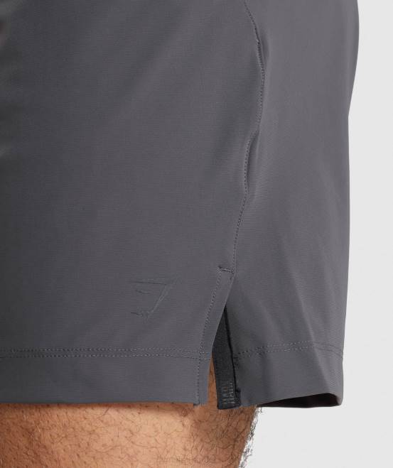 Onyxgrau Kleidung Gymshark Männer Studio-Shorts 04P8559