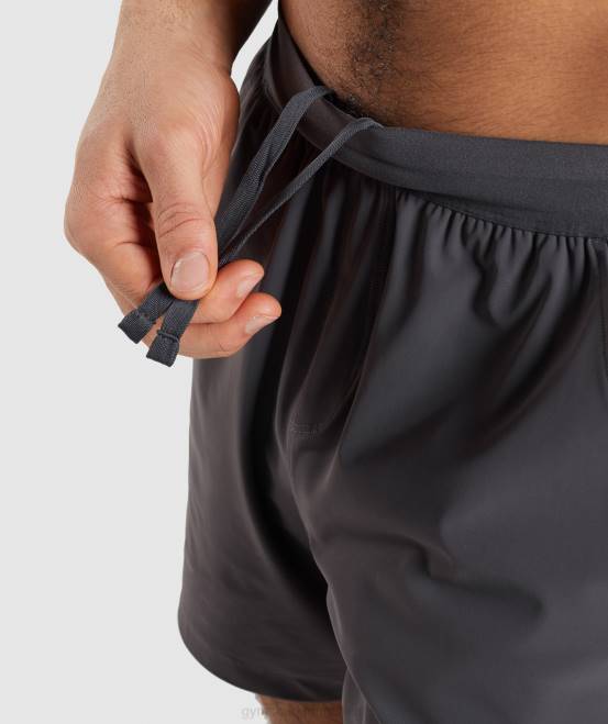 Onyxgrau Kleidung Gymshark Männer Studio-Shorts 04P8559