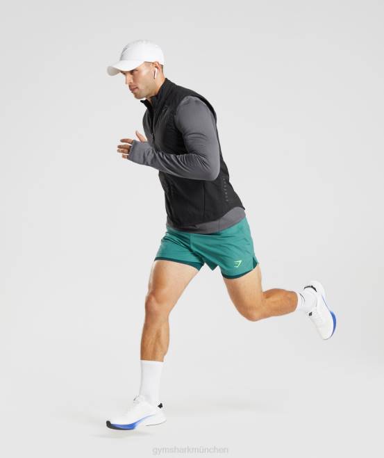 Schieferblau/Winterblaugrün Kleidung Gymshark Männer Sport 5