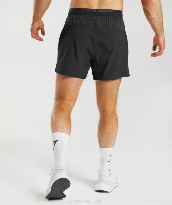 Schwarz Kleidung Gymshark Männer Apex 5