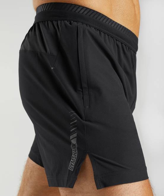 Schwarz Kleidung Gymshark Männer Apex 5