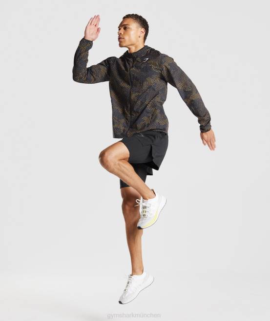 Schwarz Kleidung Gymshark Männer Kontroll-Baselayer-Shorts 04P8561