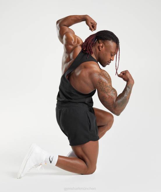 Schwarz Kleidung Gymshark Männer Legacy-Shorts 04P8527