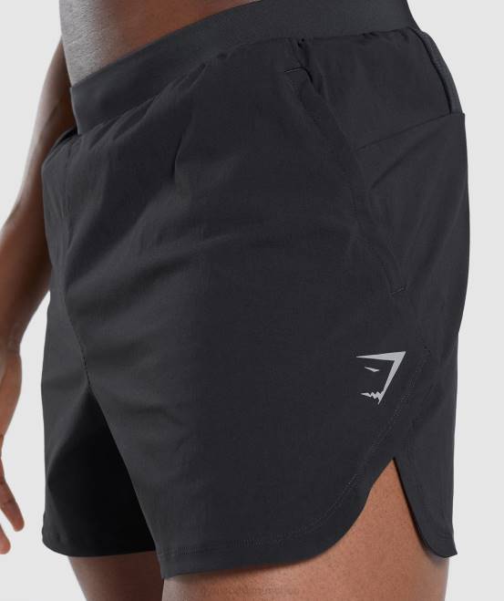 Schwarz Kleidung Gymshark Männer Speed ​​Evolve 5