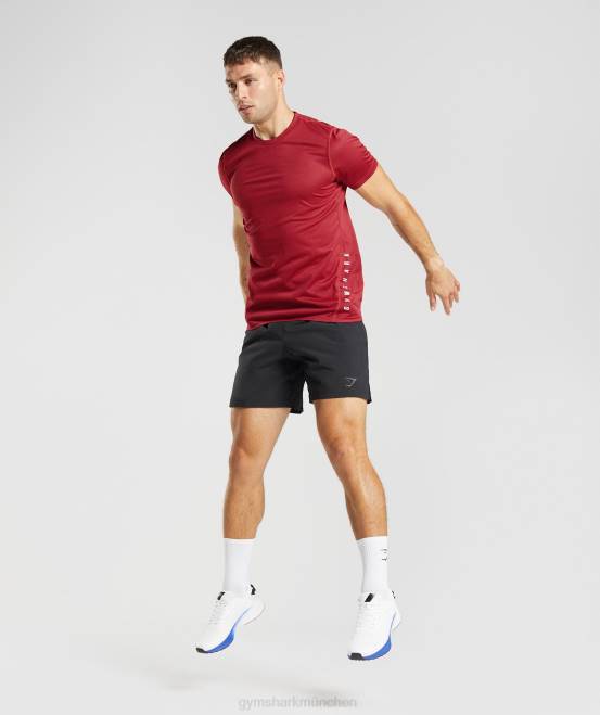 Schwarz Kleidung Gymshark Männer Sportshorts 04P8513