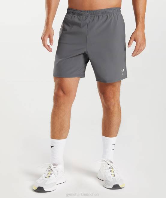 Silhouette grau Kleidung Gymshark Männer Ankunft 7" Shorts 04P8521