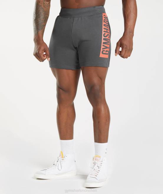 Silhouette grau Kleidung Gymshark Männer auffällige Shorts 04P8532