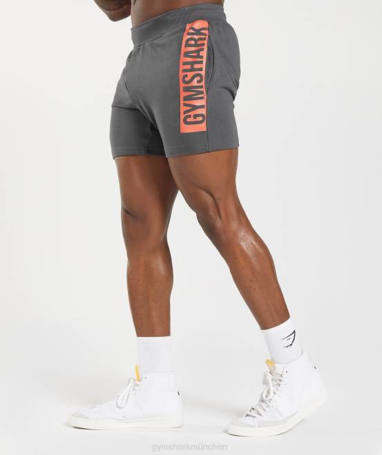 Silhouette grau Kleidung Gymshark Männer auffällige Shorts 04P8532