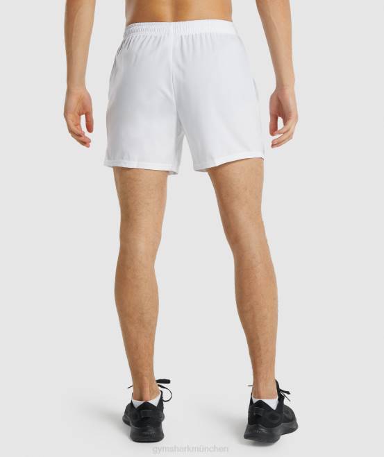 Weiß Kleidung Gymshark Männer Ankunft 5