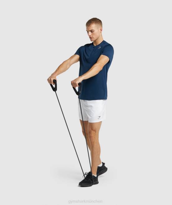 Weiß Kleidung Gymshark Männer Ankunft 5
