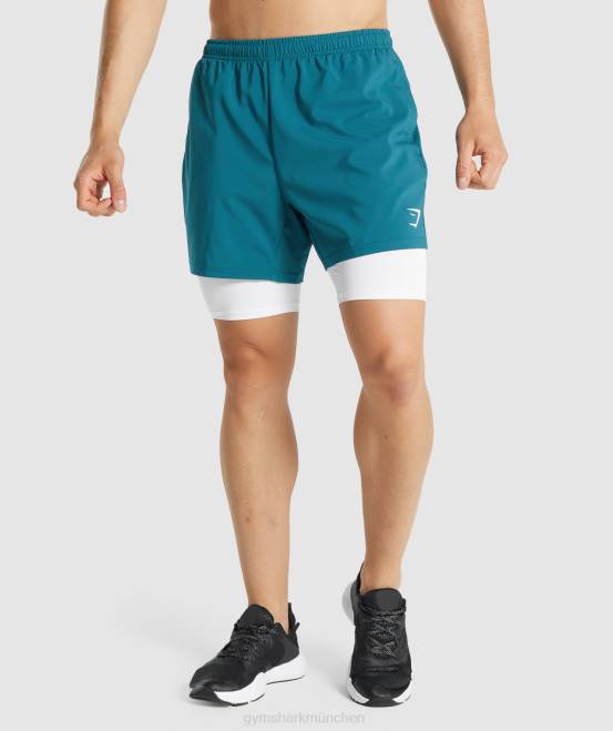 Weiß Kleidung Gymshark Männer Element-Baselayer-Shorts 04P8567