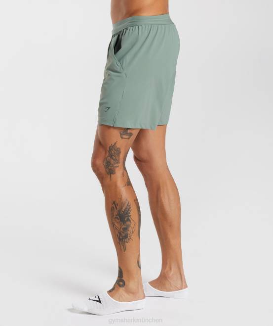 Weidengrün Kleidung Gymshark Männer Studio-Shorts 04P8566