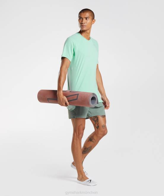 Weidengrün Kleidung Gymshark Männer Studio-Shorts 04P8566