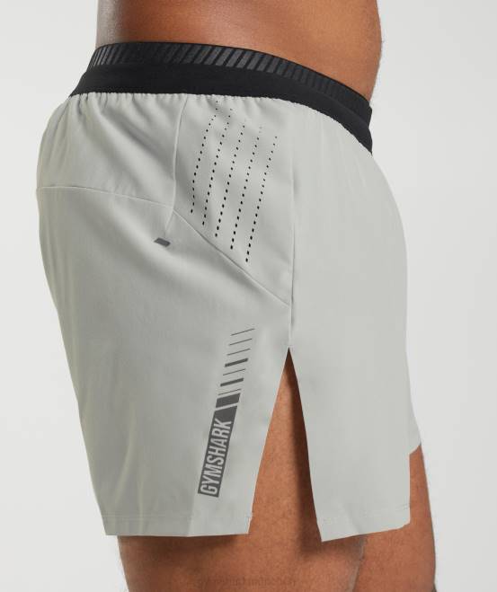 hellgrau Kleidung Gymshark Männer Apex Run 4