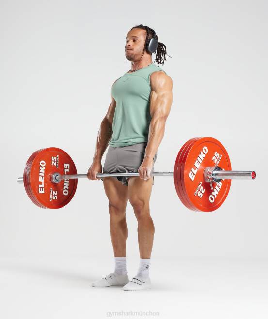 marmorgrau Kleidung Gymshark Männer 315 gewebte Shorts 04P8544