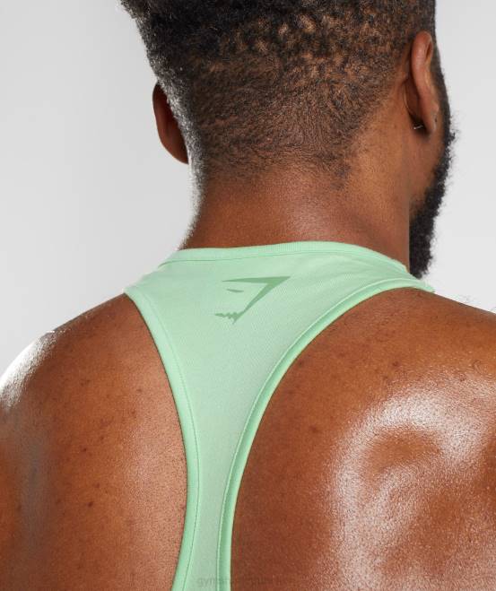 Aloe grün Kleidung Gymshark Männer Power-Stringer 04P81004