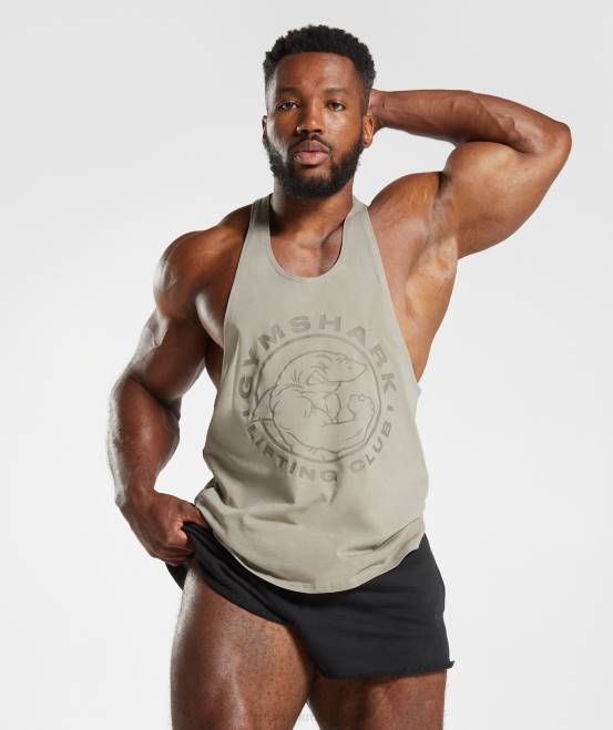 Ecrubraun Kleidung Gymshark Männer Legacy-Stringer 04P81022