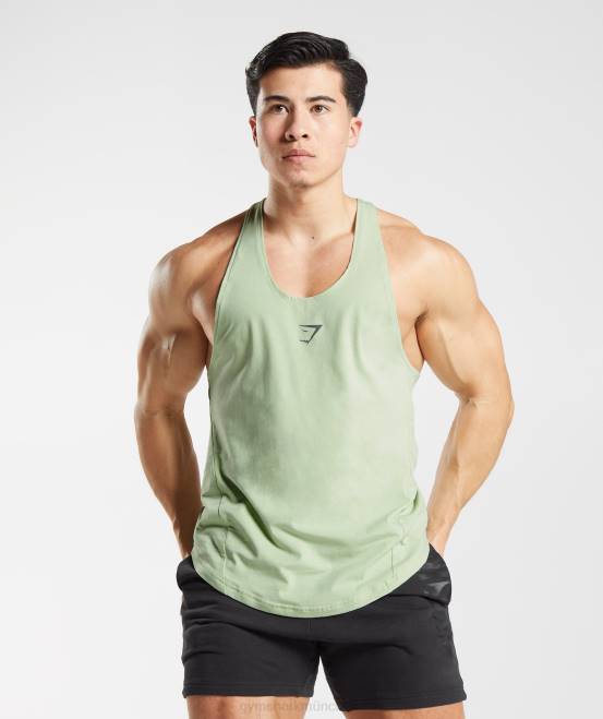 Flora grün Kleidung Gymshark Männer kräftiger Stringer 04P81013