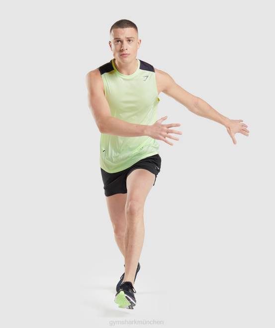 Gurkengrün Kleidung Gymshark Männer Geschwindigkeit entwickeln Tank 04P8909