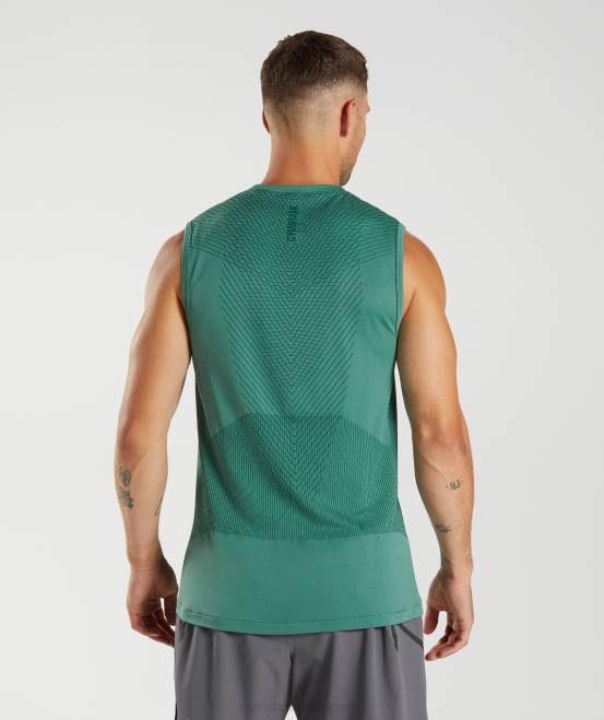 Hoyagrün/Waldgrün Kleidung Gymshark Männer Apex nahtloser Tank 04P8910