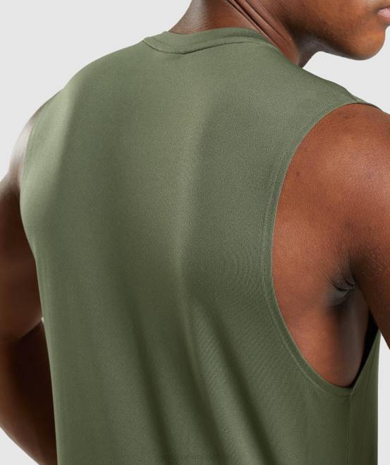 Kernolive Kleidung Gymshark Männer Ankunft ärmelloses T-Shirt 04P8950