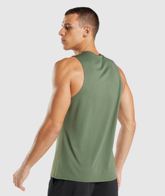 Kernolive Kleidung Gymshark Männer Ankunftstank 04P8892