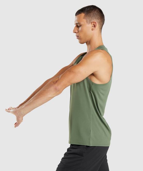 Kernolive Kleidung Gymshark Männer Ankunftstank 04P8892