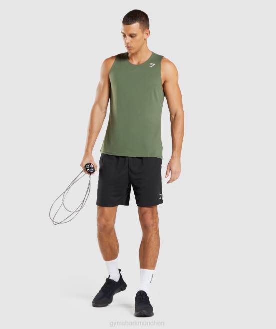 Kernolive Kleidung Gymshark Männer Ankunftstank 04P8892