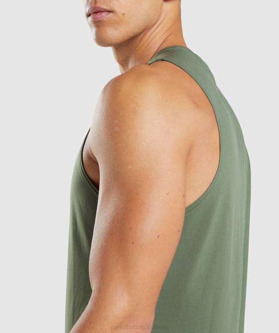 Kernolive Kleidung Gymshark Männer Ankunftstank 04P8892