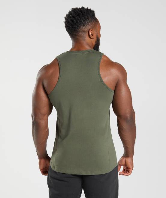 Kernolive Kleidung Gymshark Männer Reaktionstank 04P8963