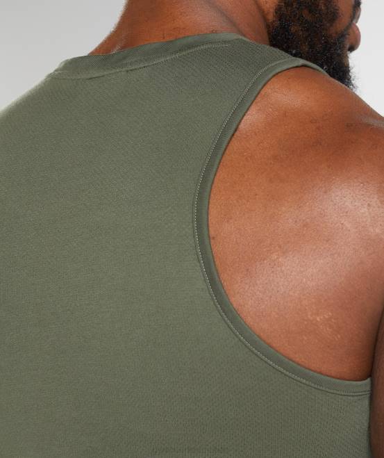 Kernolive Kleidung Gymshark Männer Reaktionstank 04P8963