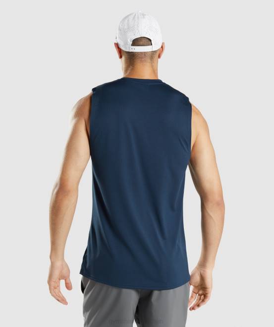 Marine Kleidung Gymshark Männer Ankunft ärmelloses T-Shirt 04P8945