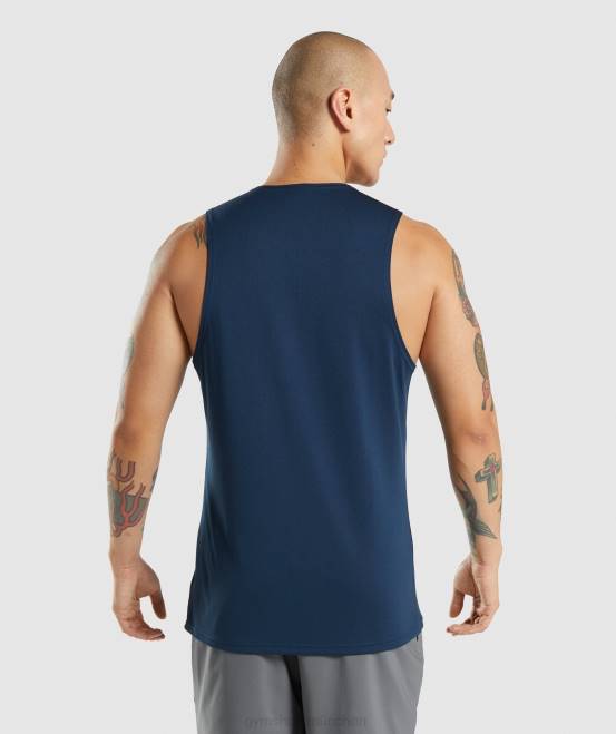 Marine Kleidung Gymshark Männer Ankunftstank 04P8896