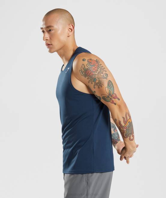 Marine Kleidung Gymshark Männer Ankunftstank 04P8896