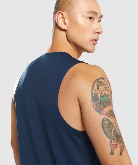 Marine Kleidung Gymshark Männer Ankunftstank 04P8896